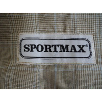 Sport Max Completo in Lino in Beige