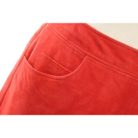 Escada Skirt Leather in Red