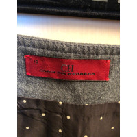 Carolina Herrera Skirt Wool in Grey