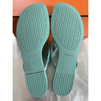 Hermès Sandals in Turquoise