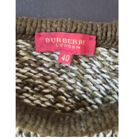 Burberry Strick aus Wolle in Ocker