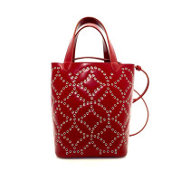 Alaïa Handbag Leather in Red