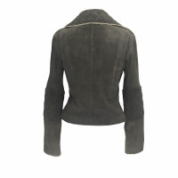 Chanel Jacket/Coat Suede in Brown