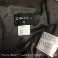 Chanel Jacke/Mantel aus Wildleder in Braun