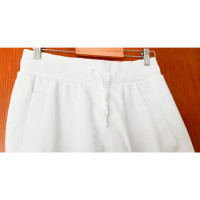 Juicy Couture Paire de Pantalon en Coton en Blanc