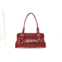 Guidi Handbag Leather in Red