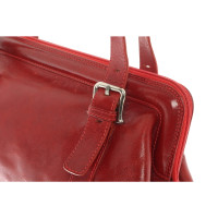 Guidi Handbag Leather in Red