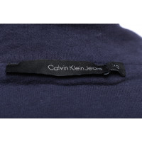 Calvin Klein Veste/Manteau en Coton en Bleu