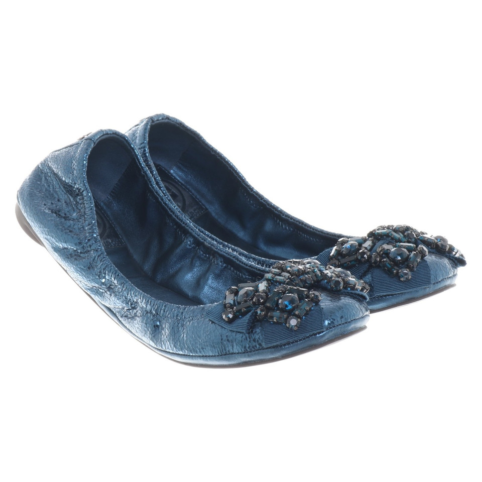 Tory Burch Ballerinas mit Pailletten 