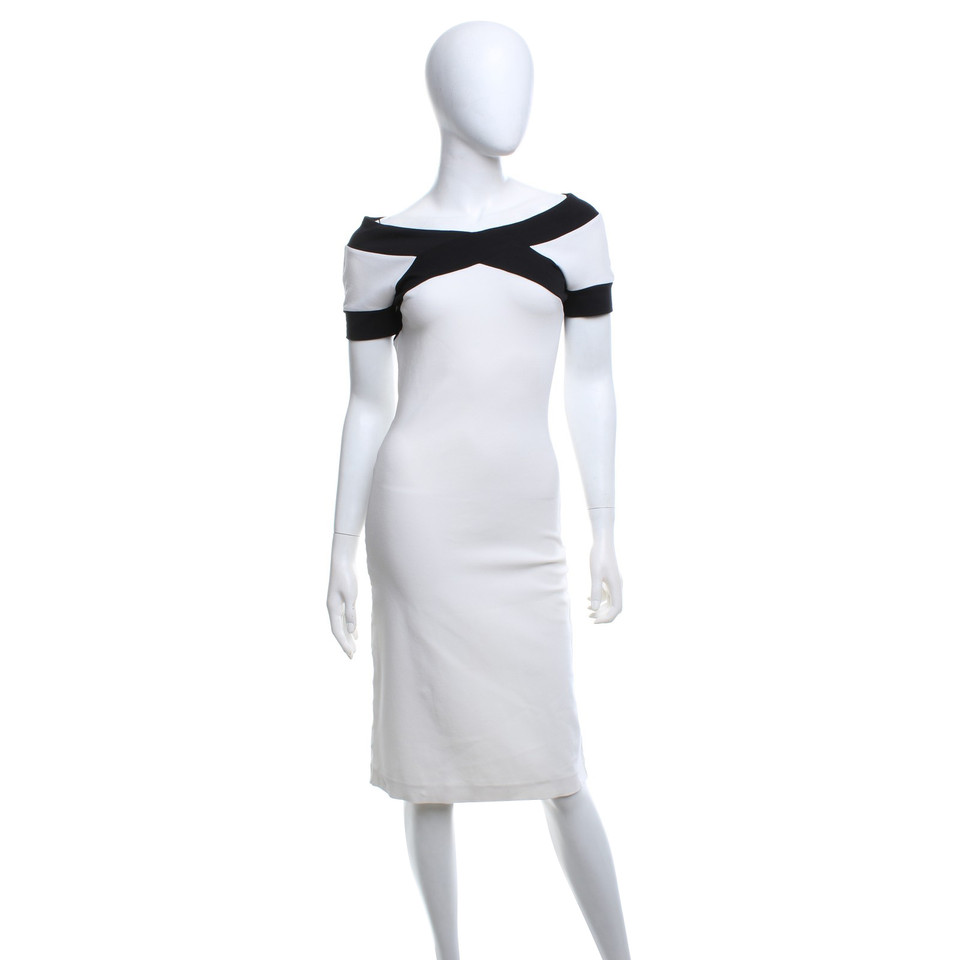 Narciso Rodriguez Kleid in Schwarz/Weiß