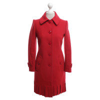 Moschino Cheap And Chic Manteau en rouge