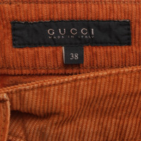 Gucci Corduroys in Orange