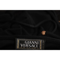 Gianni Versace Oberteil aus Jersey in Schwarz