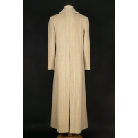 Chanel Jacket/Coat Wool in Beige