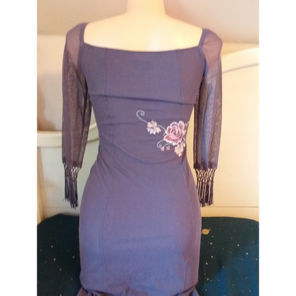 Karen Millen Dress Cotton in Violet