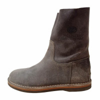 Shabbies Amsterdam Boots Suede in Grey