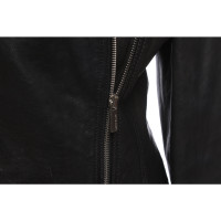 Karen Millen Jacket/Coat Leather in Black