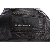 Karen Millen Veste/Manteau en Cuir en Noir