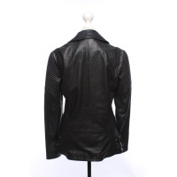 Karen Millen Jacket/Coat Leather in Black