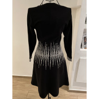 D. Exterior Kleid aus Wolle in Schwarz
