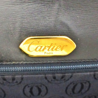 Cartier Umhängetasche aus Leder in Schwarz