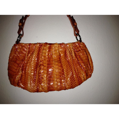 Prada Handbag Leather in Orange