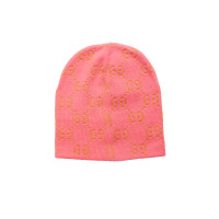 Gucci Hut/Mütze aus Baumwolle in Rosa / Pink
