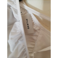 Gestuz Robe en Coton en Blanc