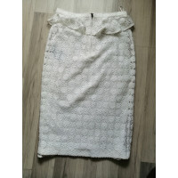 Burberry Prorsum Skirt Cotton in White