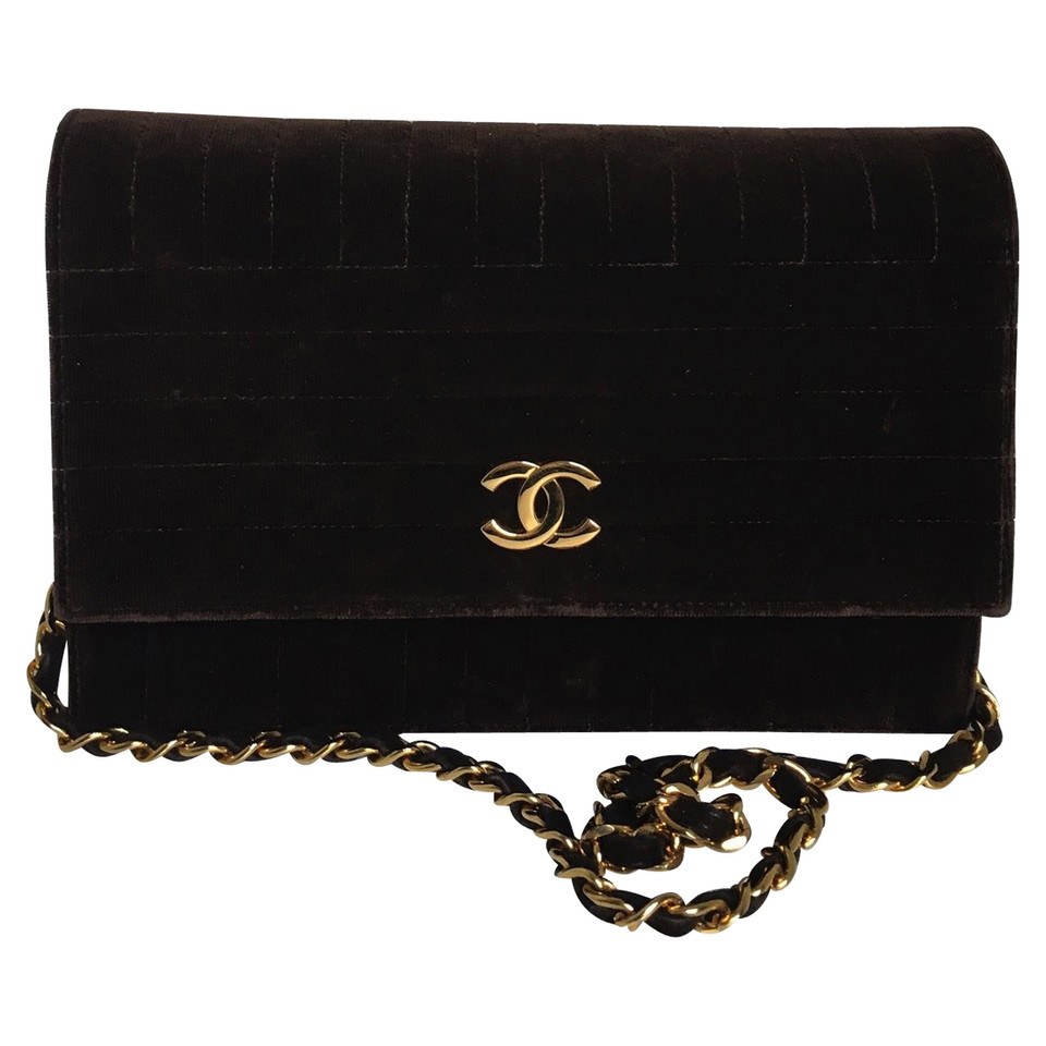 Chanel Velours velours vintage Flap Bag