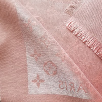 Louis Vuitton Monogram Tuch en Cachemire en Rose/pink