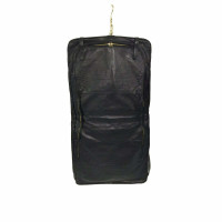 Chanel Garment Cover Leder in Schwarz