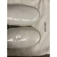 Céline Sneakers aus Lackleder in Weiß