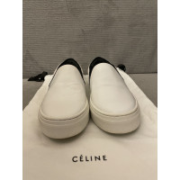 Céline Sneakers aus Lackleder in Weiß