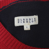 Claudie Pierlot Wollen trui in de kleuren rood / blauw