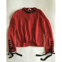 Fendi Maglieria in Cashmere in Rosso