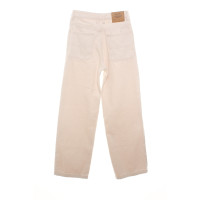 American Vintage Paire de Pantalon en Coton en Crème
