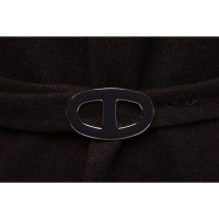 Hermès Jacke/Mantel aus Wolle in Braun