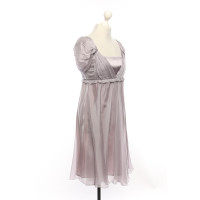 D. Exterior Robe en Soie en Violet