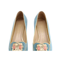 Charlotte Olympia Slippers/Ballerinas Suede in Blue