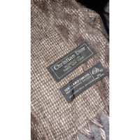 Christian Dior Schal/Tuch aus Wolle in Braun
