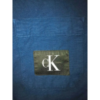 Calvin Klein Jeans Capispalla in Cotone in Blu