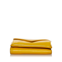 Balenciaga Täschchen/Portemonnaie aus Leder in Gelb