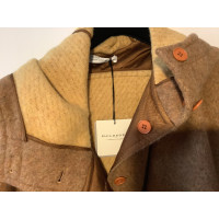 Philosophy Di Lorenzo Serafini Jacke/Mantel aus Wolle in Ocker