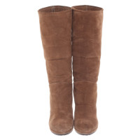 Prada Suede boots in light brown
