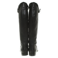 Unützer Black leather boots