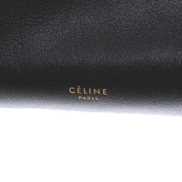 Céline Clutch Bag Leather in Black