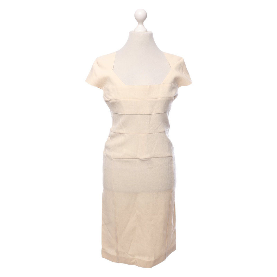 Roland Mouret Dress Wool in Cream