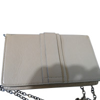 Paula Cademartori Clutch Bag Leather in Cream