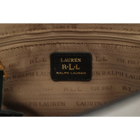 Ralph Lauren Umhängetasche aus Leder in Schwarz